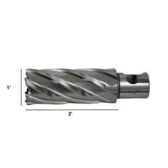 Twin Eagle Imports Annular Cutter Imperial HSS Annular Cutter 1"x2" Weldon Shank