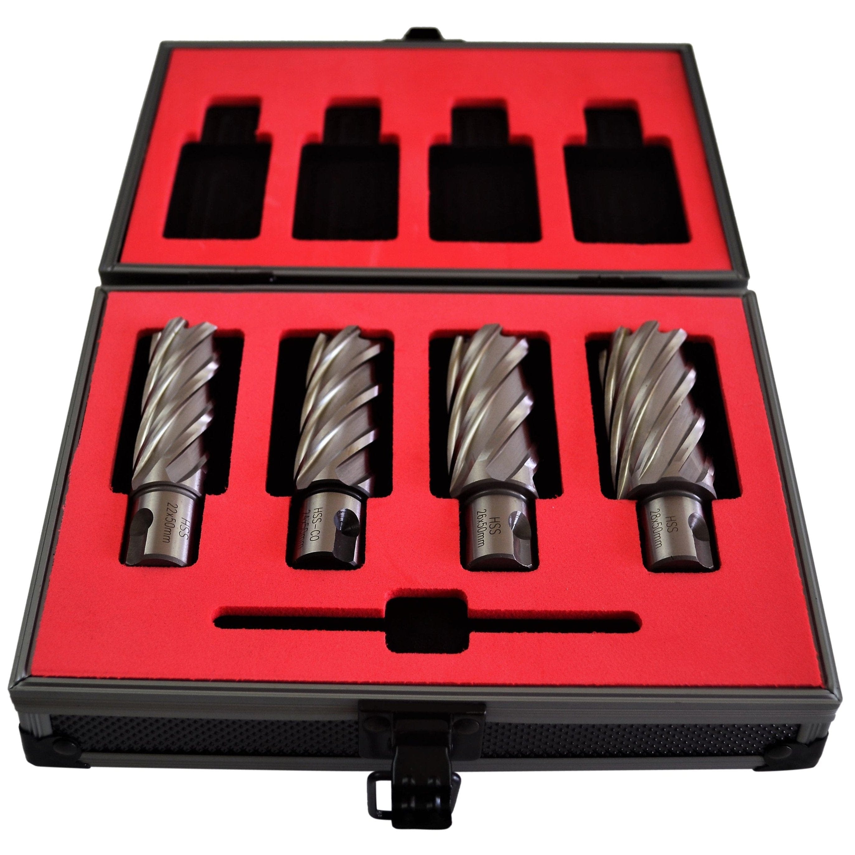 Twin Eagle Imports Annular Cutter Kit Annular Cutter Kit - Sizes 22,24,26,28X50mm