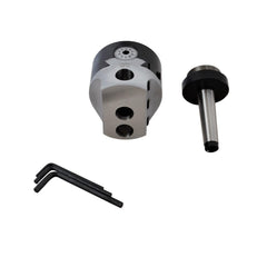 Twin Eagle Imports Boring Head Boring Head 3" 75mm with Morse 2 M10 Drawbar Arbor