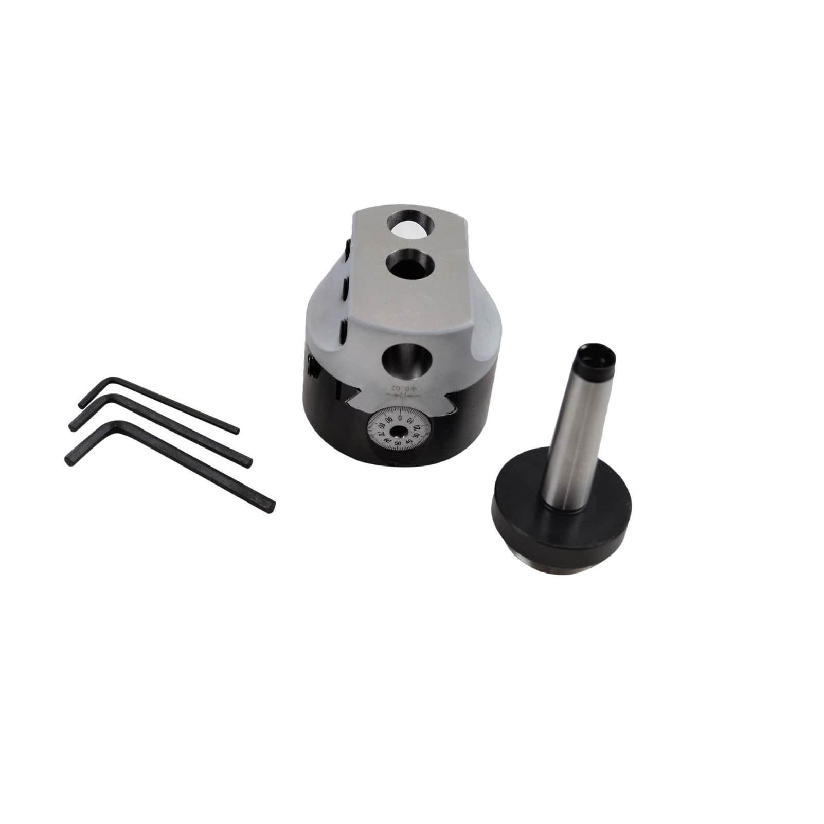 Twin Eagle Imports Boring Head Boring Head 3" 75mm with Morse 2 M10 Drawbar Arbor