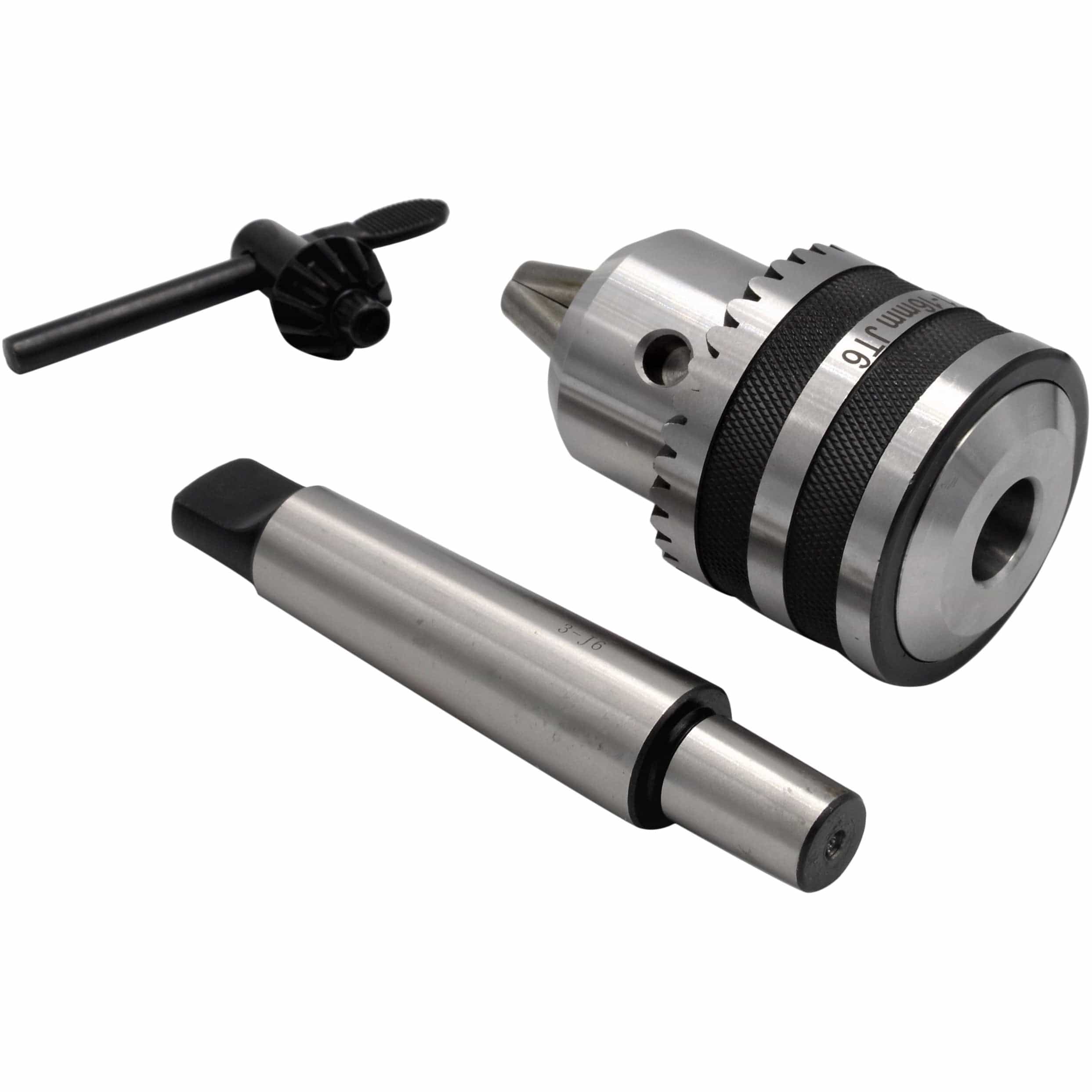 Twin Eagle Imports Chuck 1-16mm Key Drill Chuck includes JT6 MT3 Arbor