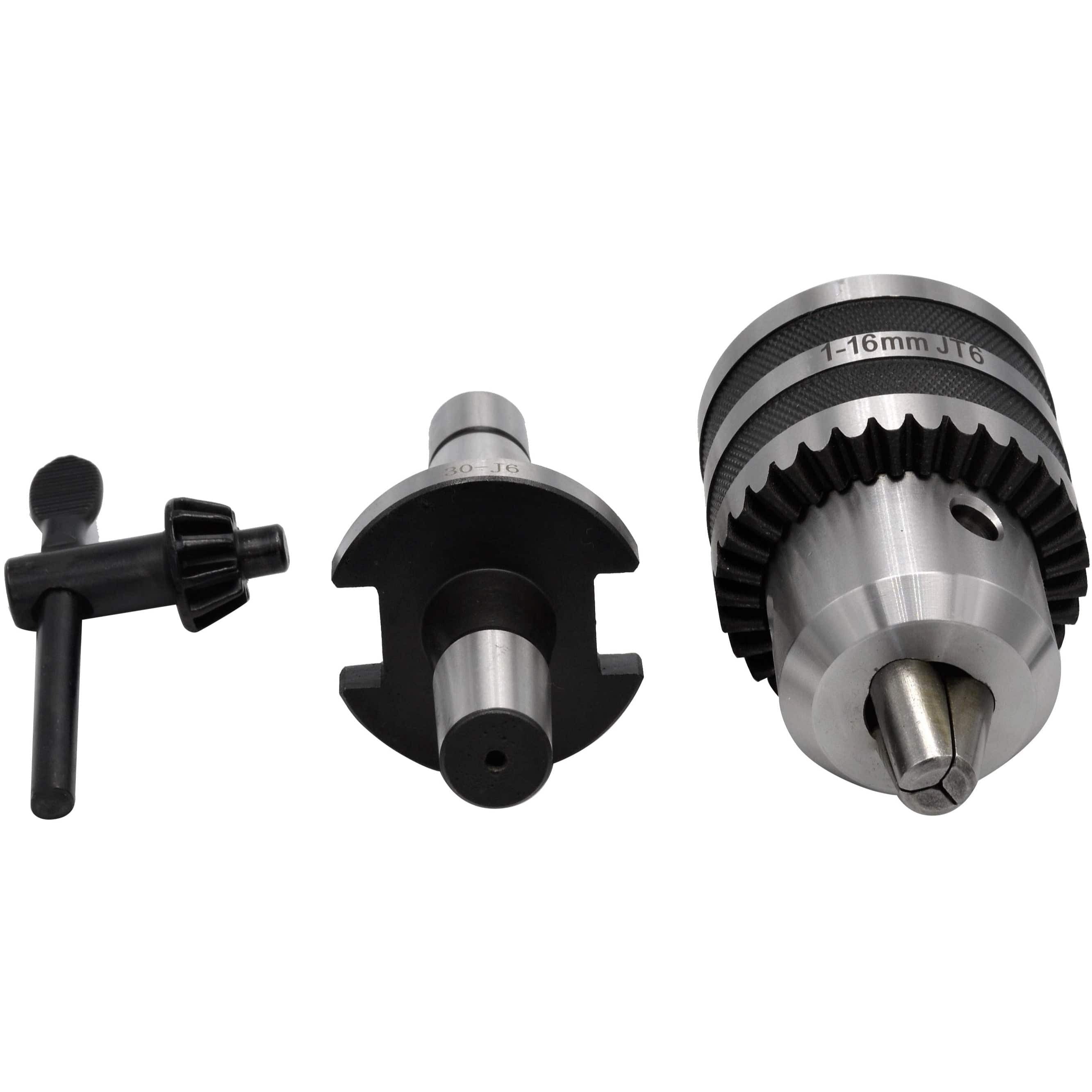 Twin Eagle Imports Chuck 1-16mm Key Drill Chuck includes JT6 NT30 Drawbar Arbor
