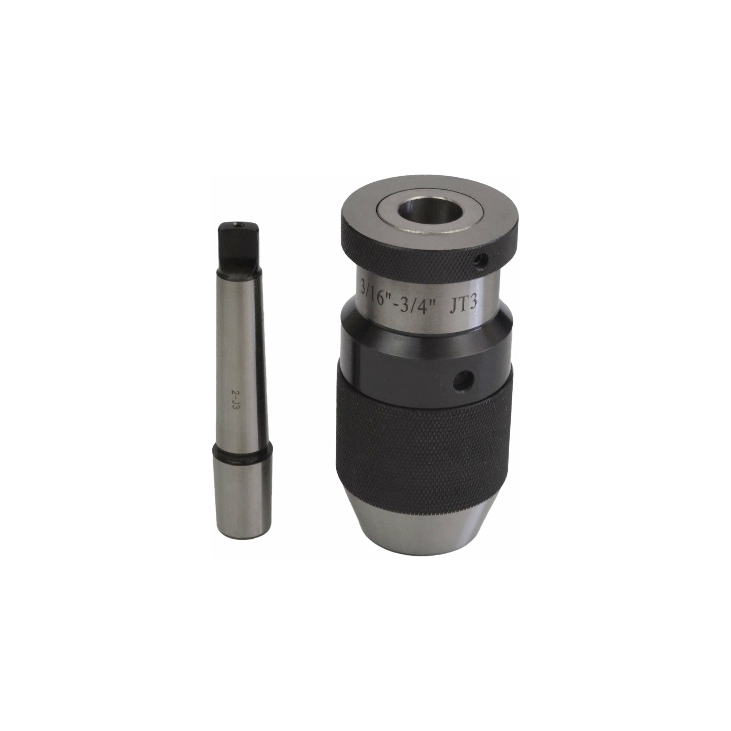 Twin Eagle Imports Chuck 3/16"-3/4" JT3 Keyless Drill Chuck MT2 Arbor  with Tang B Series