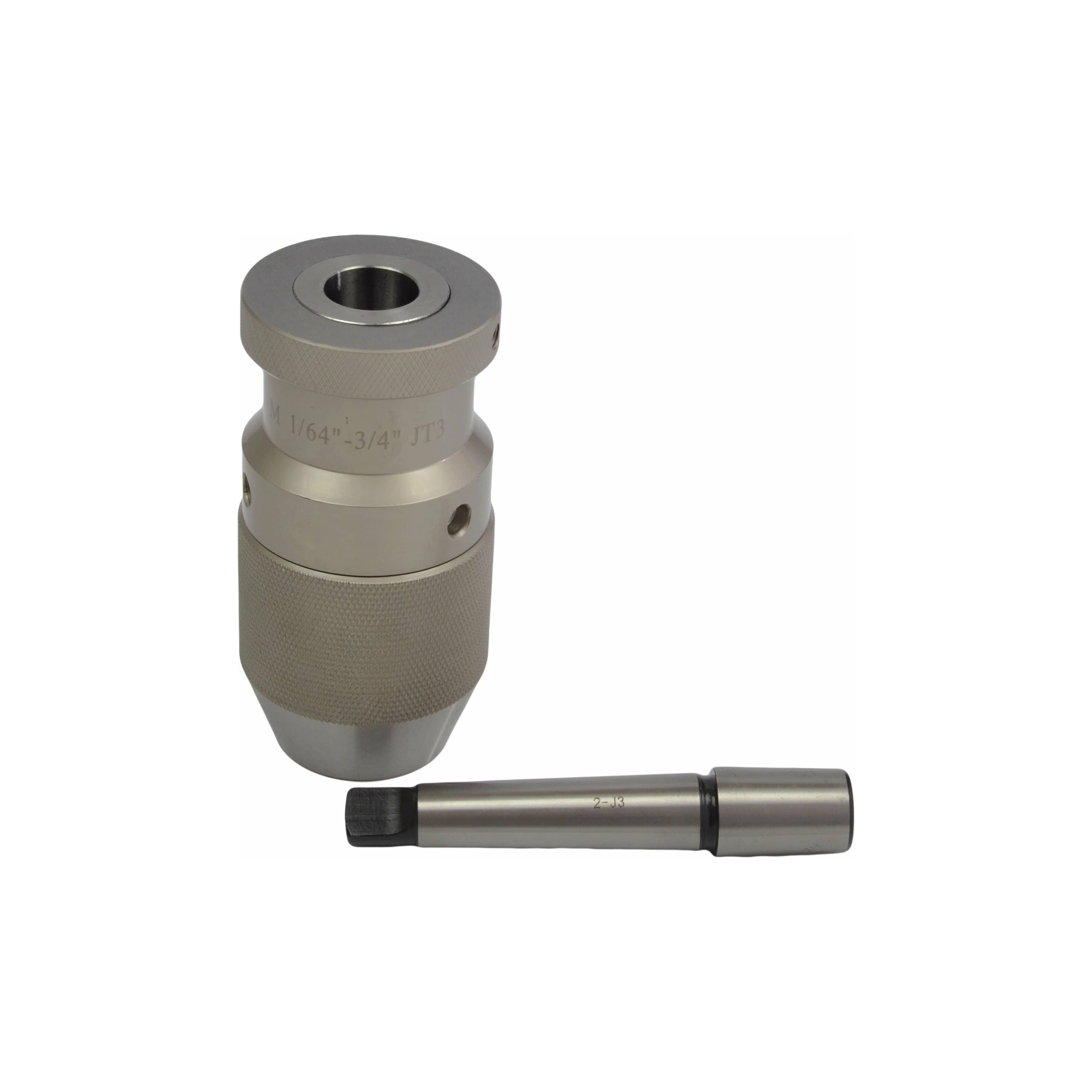 Twin Eagle Imports Chuck 3/16"-3/4" JT3 Keyless Drill Chuck MT2 Arbor with Tang M Series