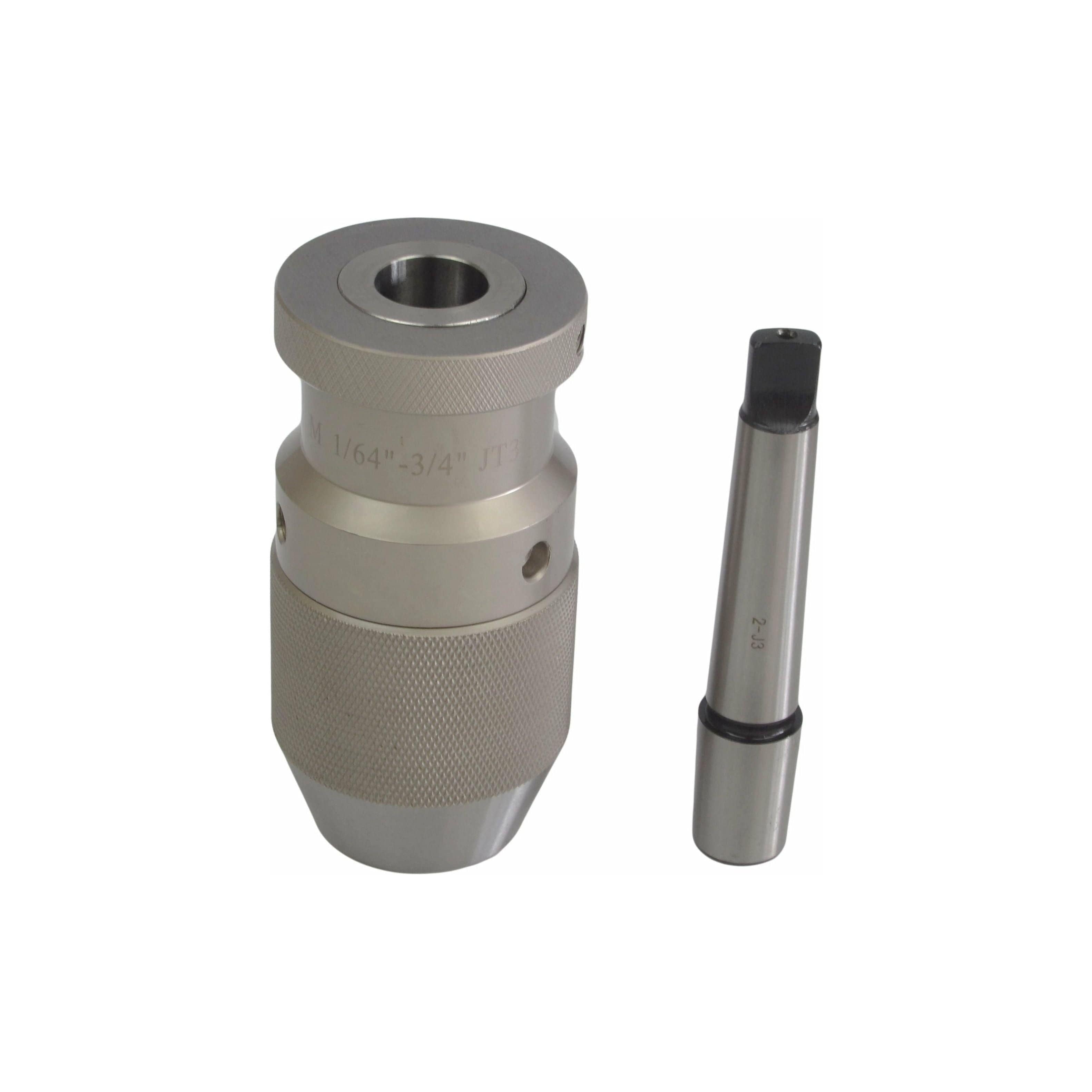 Twin Eagle Imports Chuck 3/16"-3/4" JT3 Keyless Drill Chuck MT2 Arbor with Tang M Series