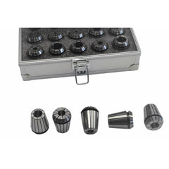 Twin Eagle Imports Collet Kit 15PCS ER25 COLLETS SET RANGE FROM 2mm to 16 mm