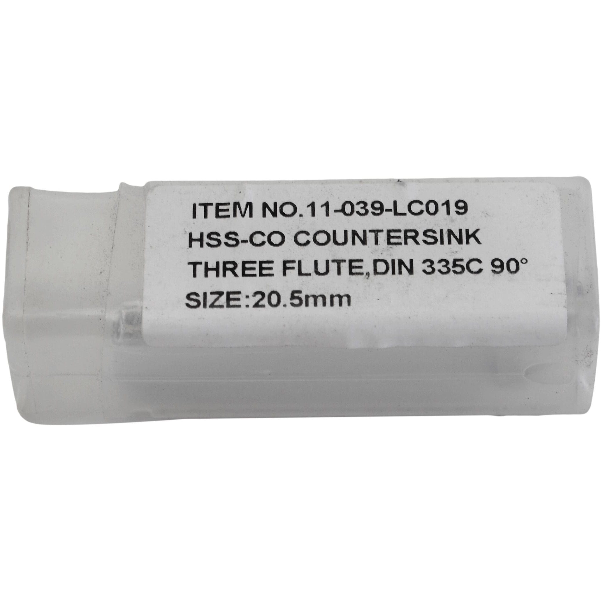 Twin Eagle Imports Countersink HSS-CO Countersink 90° Straight Shank 20.5mm