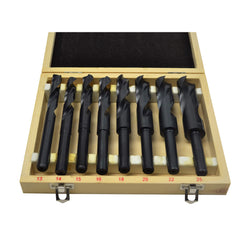 Twin Eagle Imports Drill Bits 8PC 13MM REDUCED SHANK DRILL SET 13-25mm