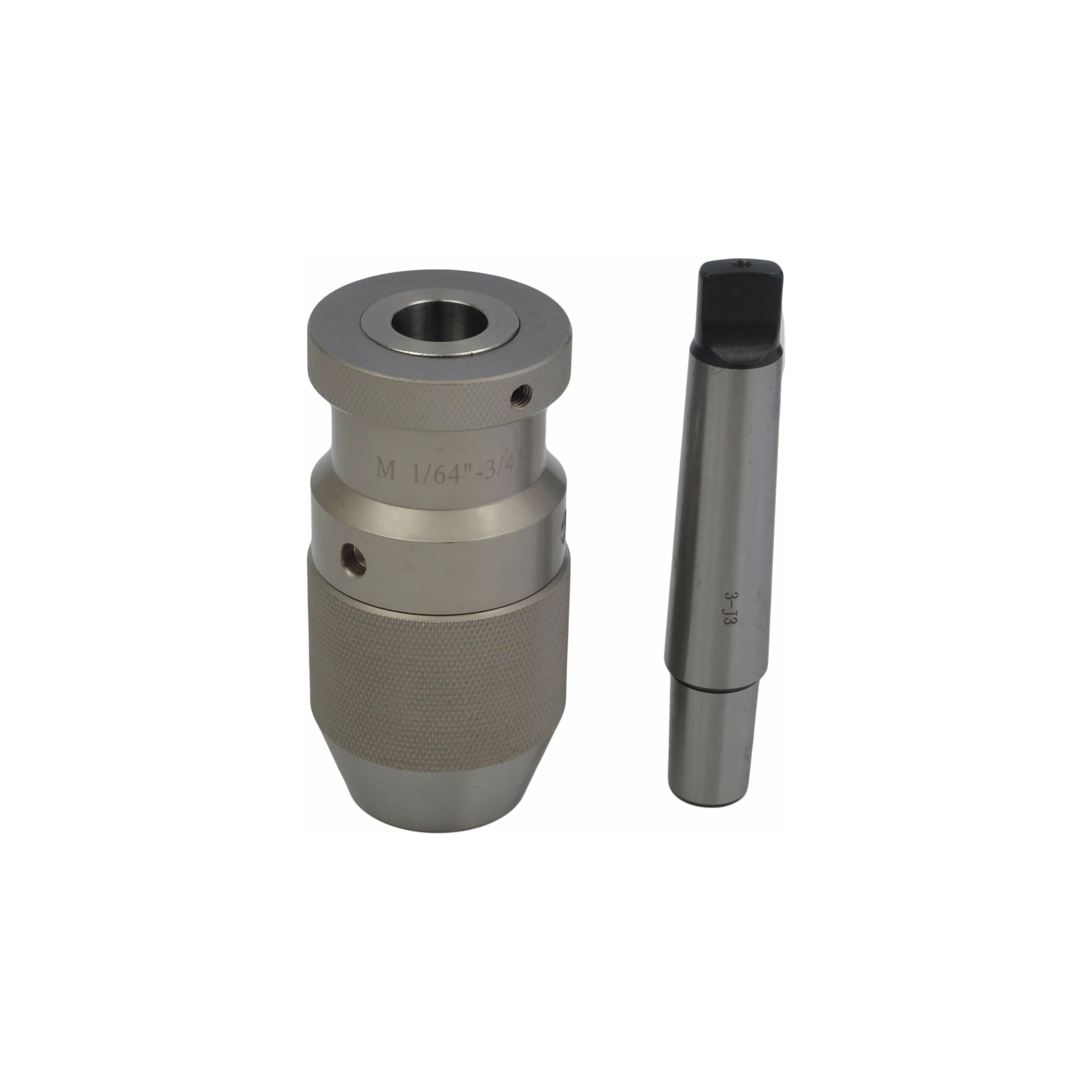 Twin Eagle Imports Drill Chuck 3/16"-3/4" JT3 Keyless Drill Chuck MT3 Arbor with Tang M Series