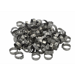Twin Eagle Imports Grab Kits 100 Piece 304 Stainless Steel 13.5-16.2mm Ear Hose Clamp