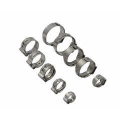 Twin Eagle Imports Grab Kits 100 Piece 304 Stainless Steel 17.8-21mm Ear Hose Clamp