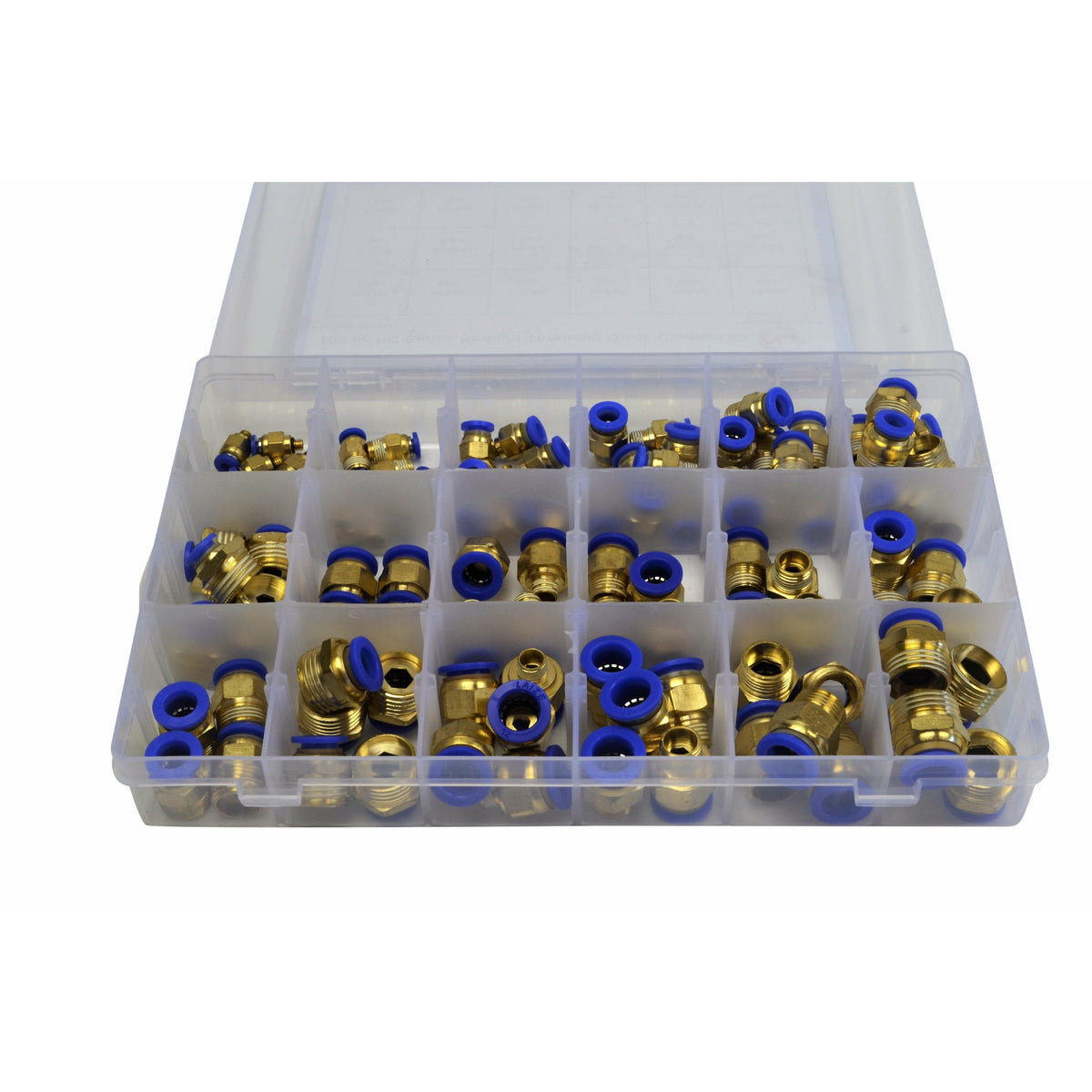 Twin Eagle Imports Grab Kits 102pc PC Series Push in Air Line Grab Kit Assortment