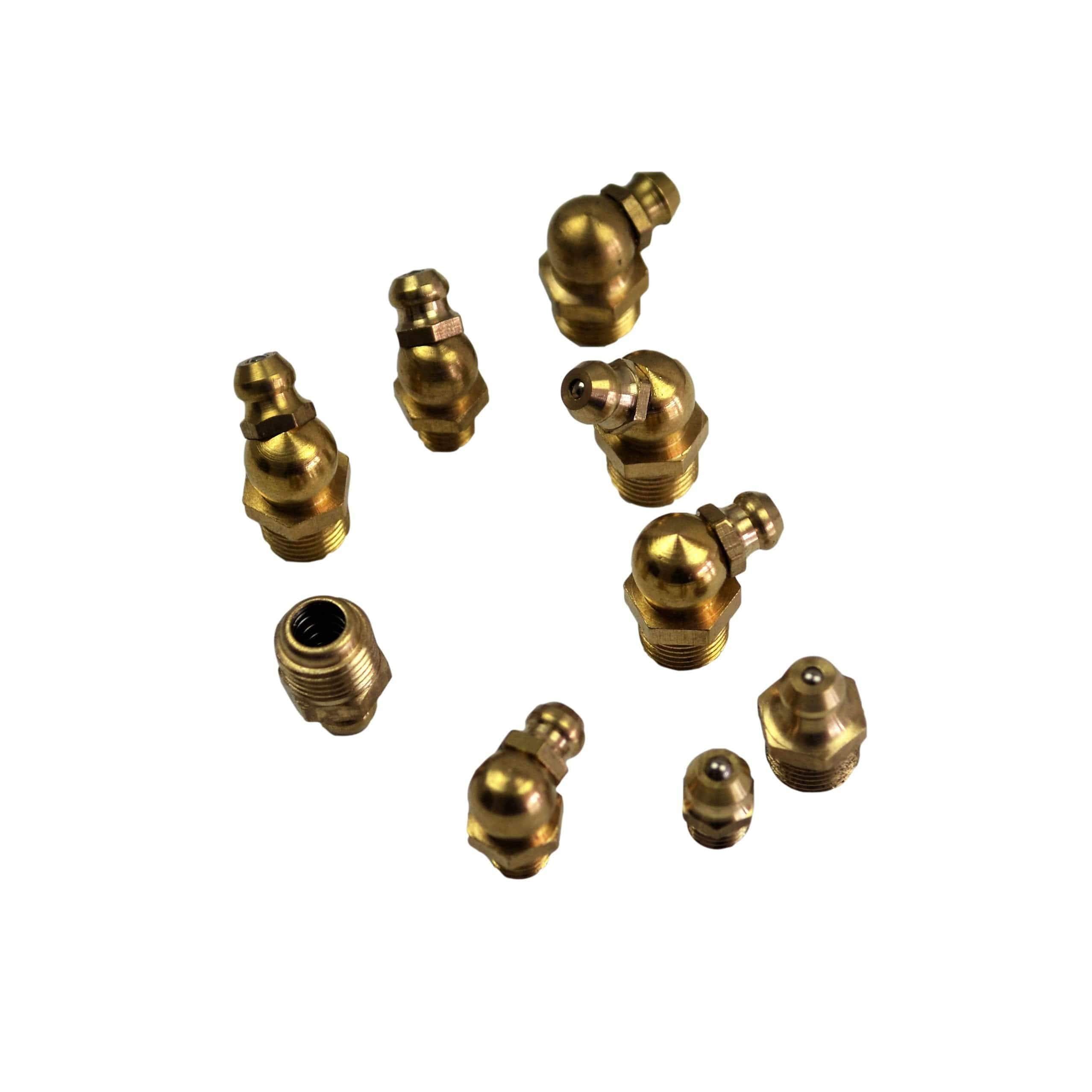 Twin Eagle Imports Grab Kits 115Pc Grease Nipples Brass  Grab Kit
