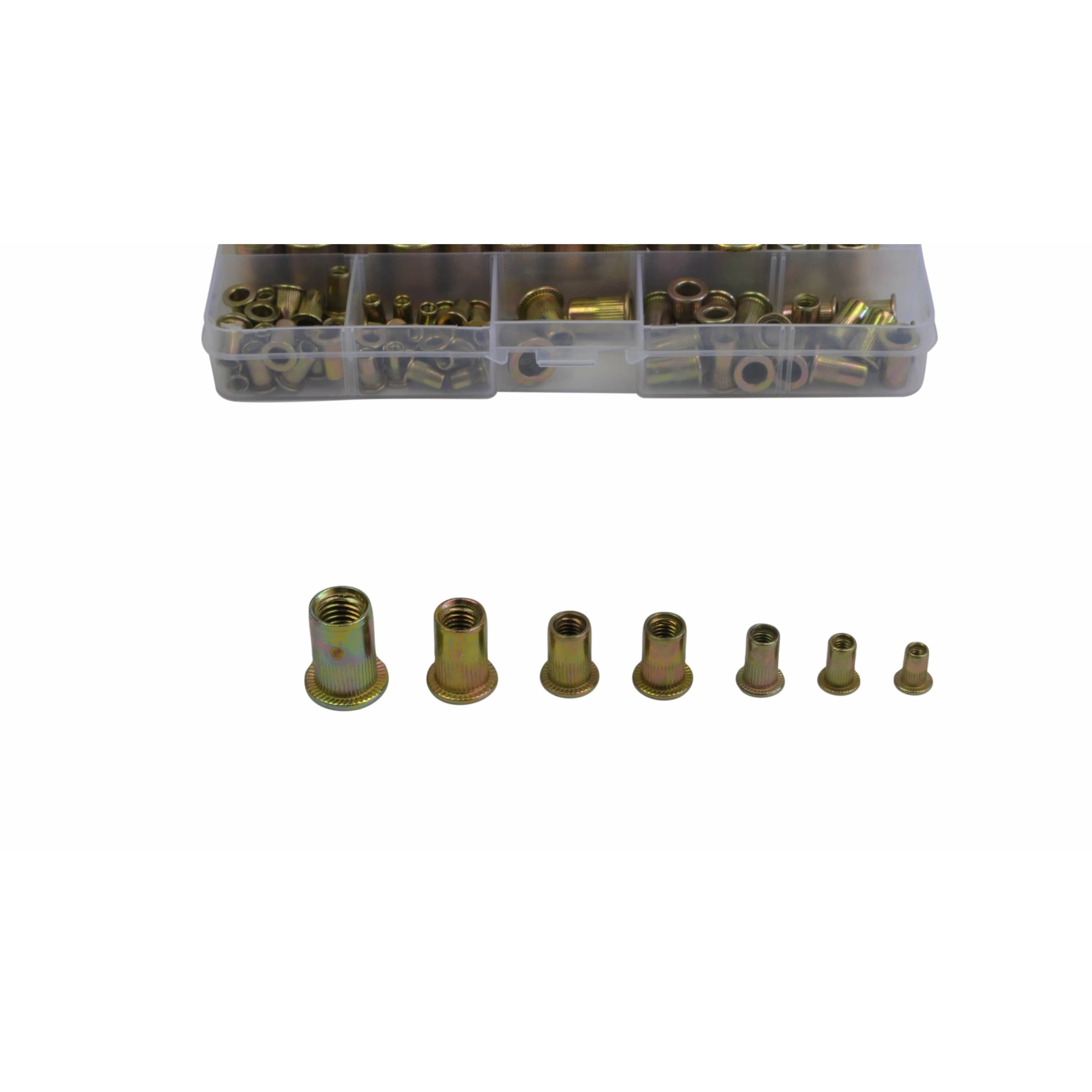 Twin Eagle Imports Grab Kits 120pc Imperial Steel and 120pc Metric Steel Nutserts  Grab Kit