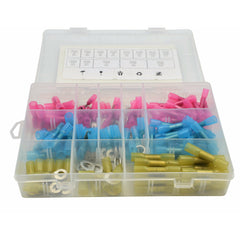 Twin Eagle Imports Grab Kits 142pc Heat Shrink Terminal Kit 12/24v Grab Kit Assortment