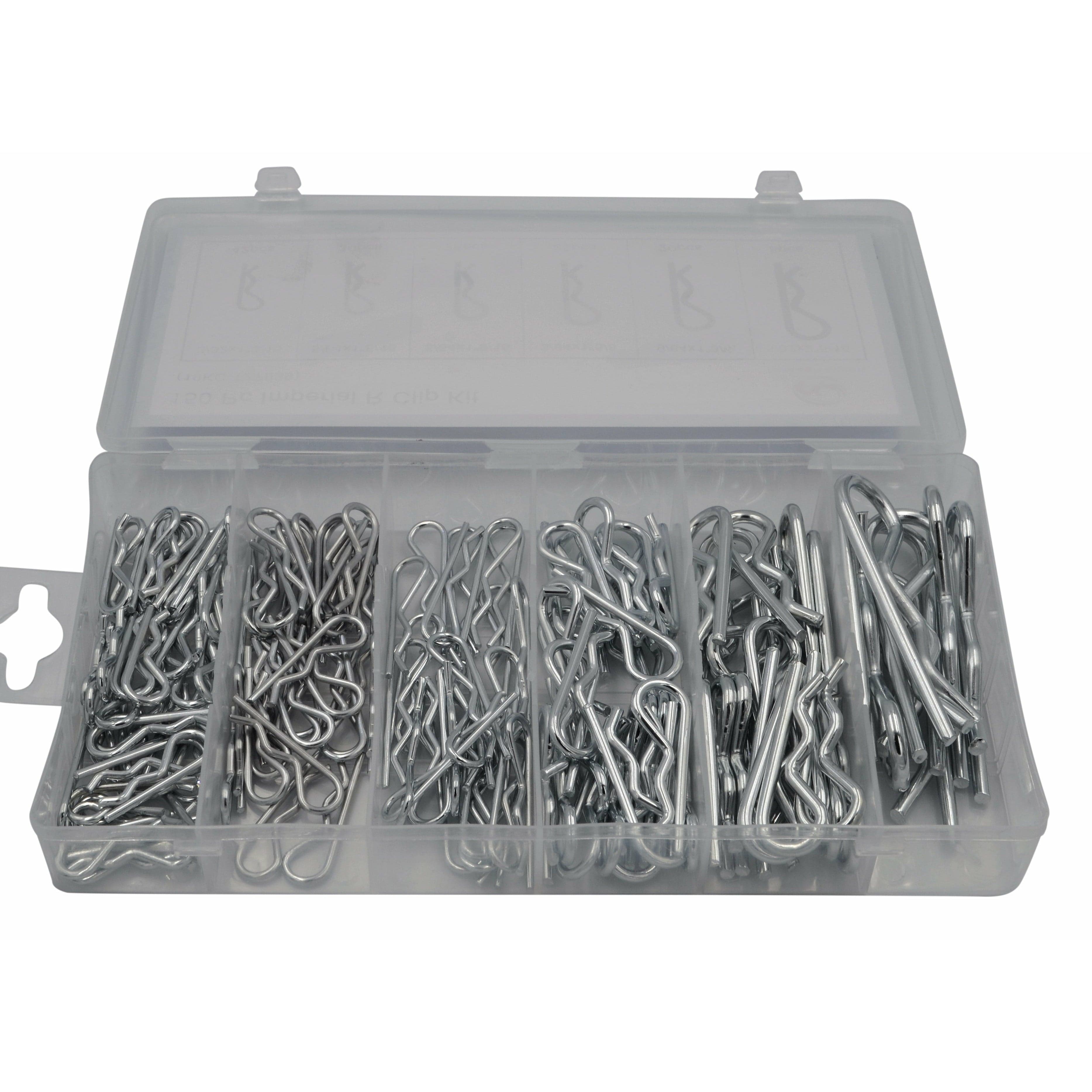 Twin Eagle Imports Grab Kits 150pc Imperial R pin Clips Grab Kit