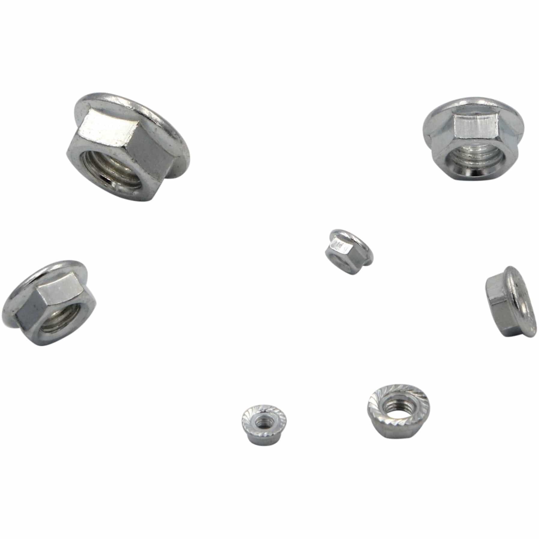 Twin Eagle Imports Grab Kits 150pc Steel Metric Flange Nuts Grab Kit Assortment