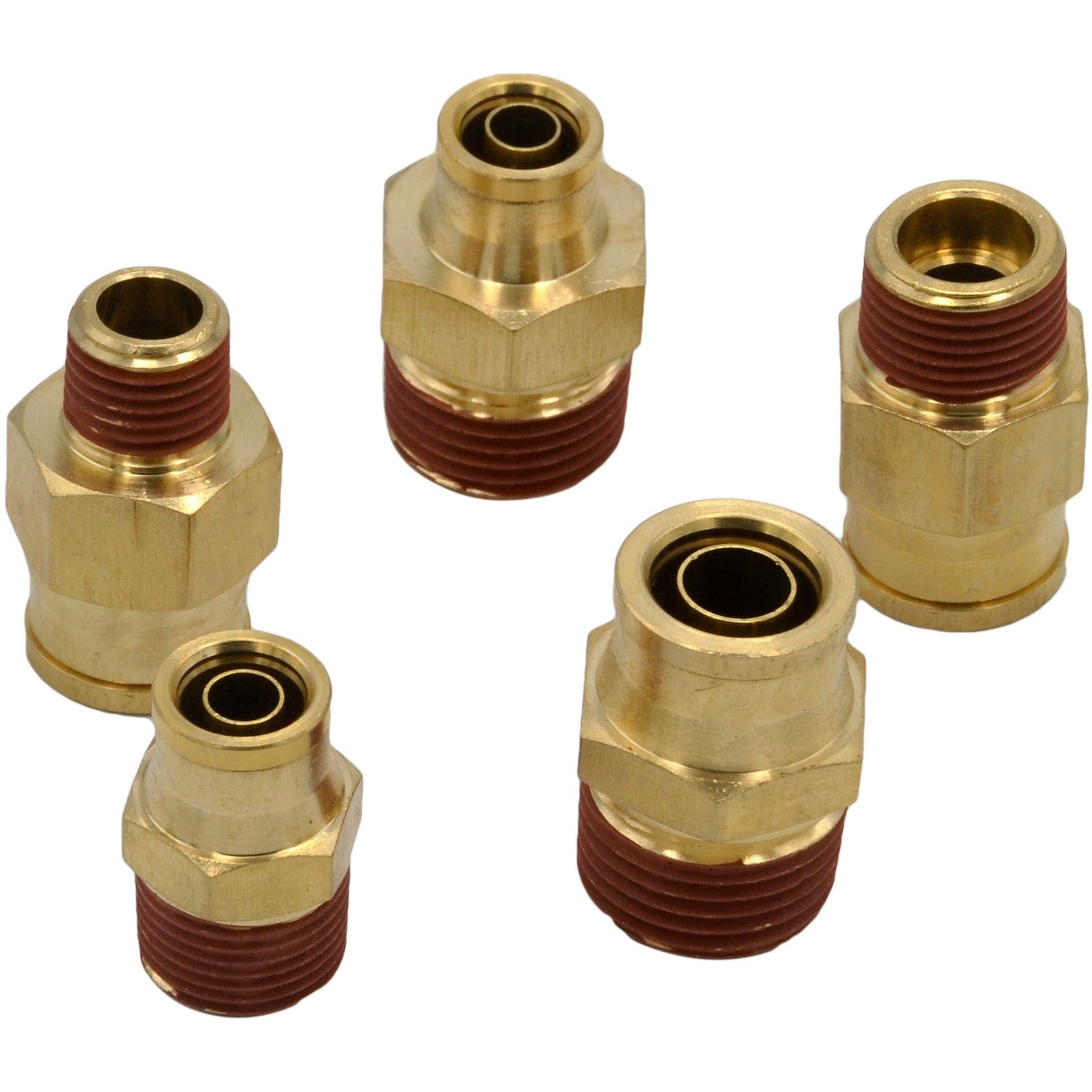 Twin Eagle Imports Grab Kits 16pc DOT Brass Push in Hose Connect Grab Kit Assortment