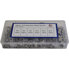 Twin Eagle Imports Grab Kits 190pc Stainless Steel Nut Assortment
