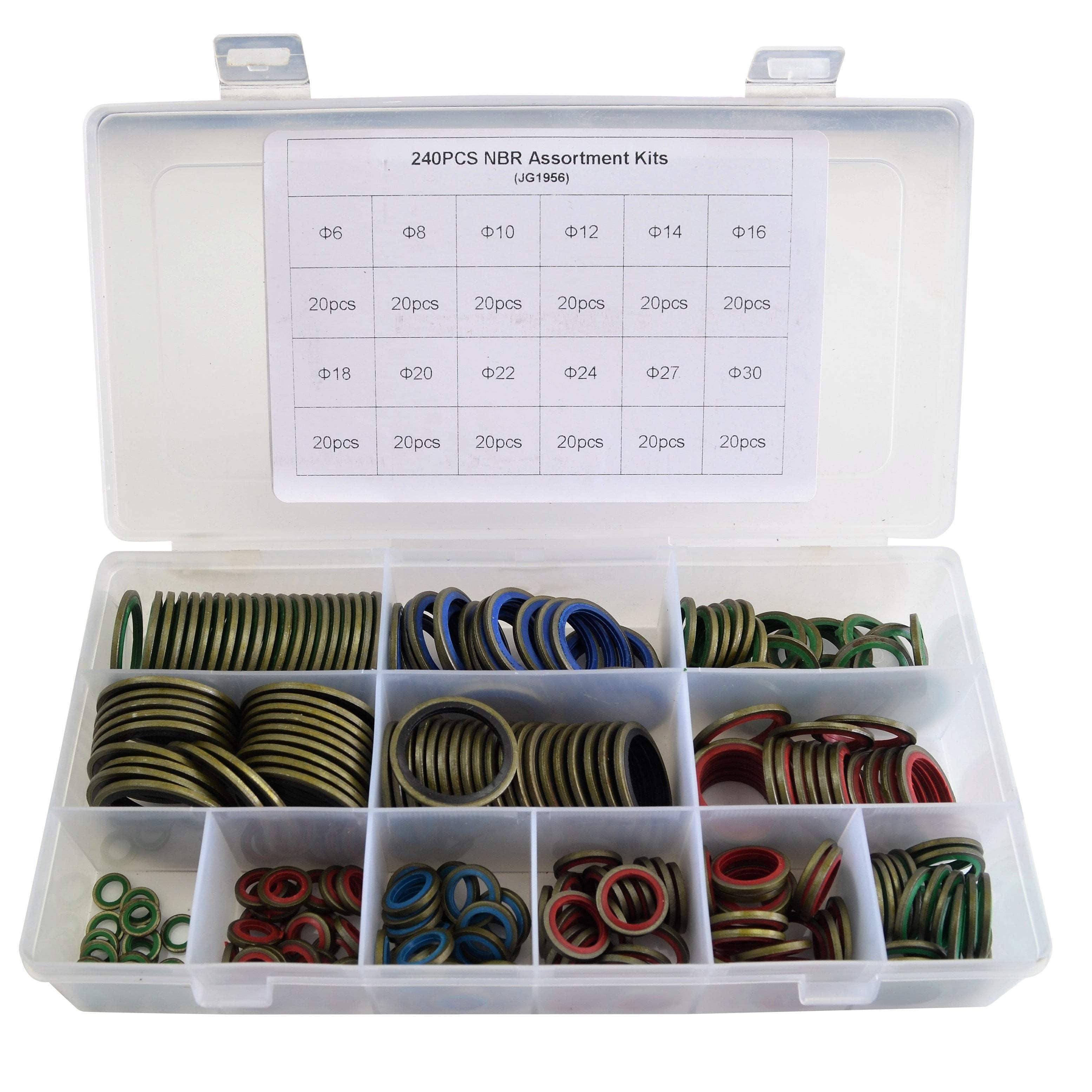 Twin Eagle Imports Grab Kits 240pc Dowty Washers  Grab Kit