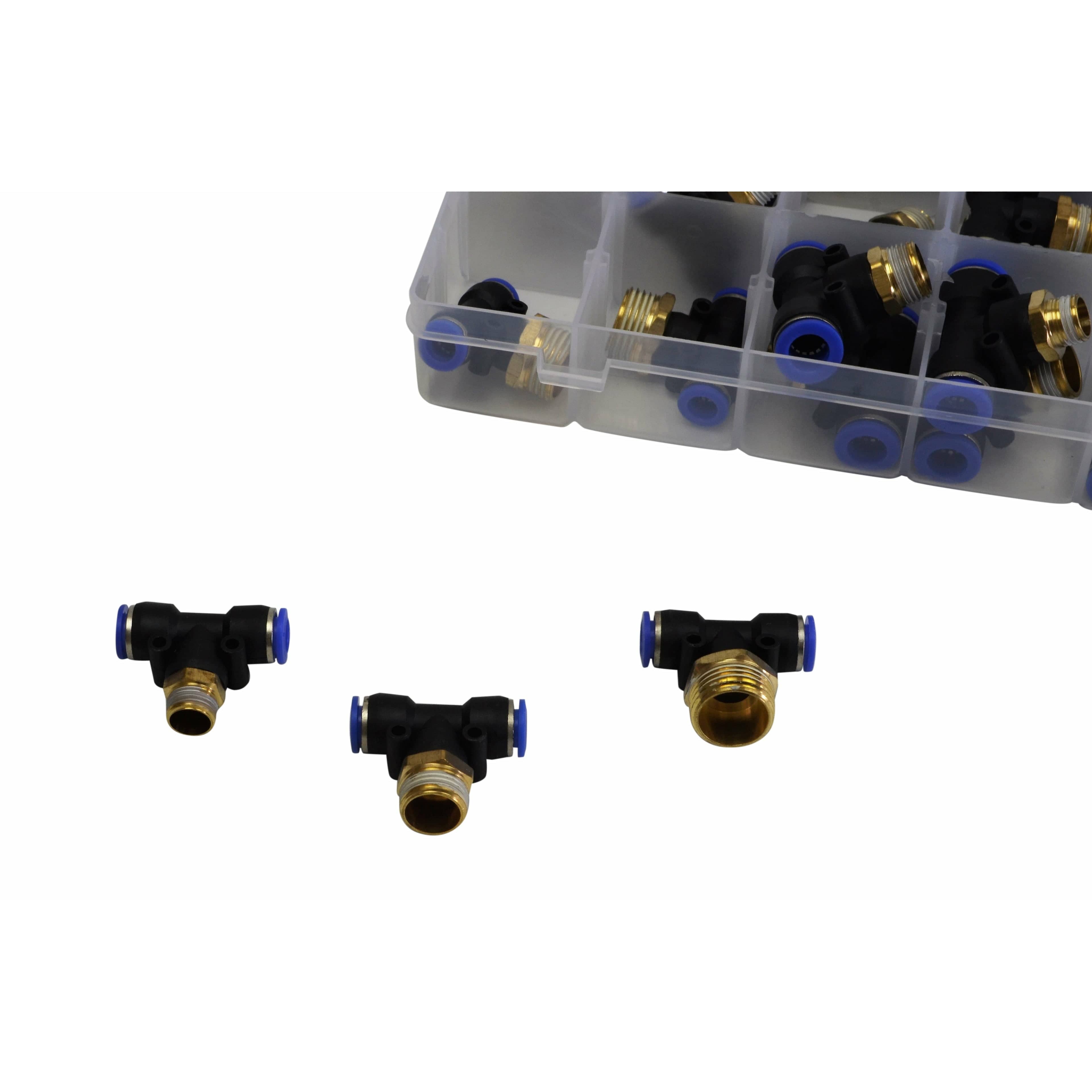 Twin Eagle Imports Grab Kits 40 pc PB series T Pc Push in Grab Kit Assortment