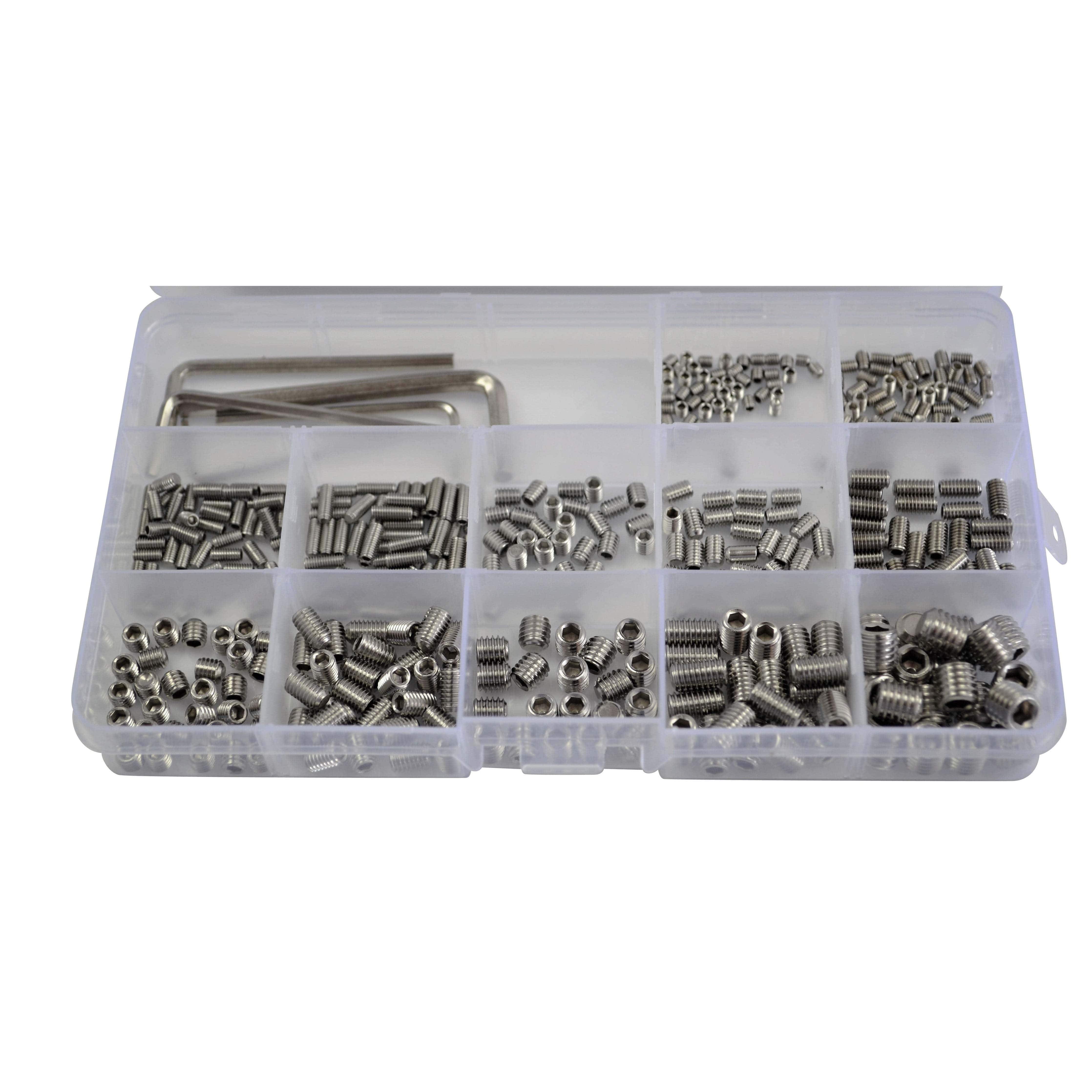 Twin Eagle Imports Grab Kits 410pc Stainless Steel Metric Grub Screws Grab Kit
