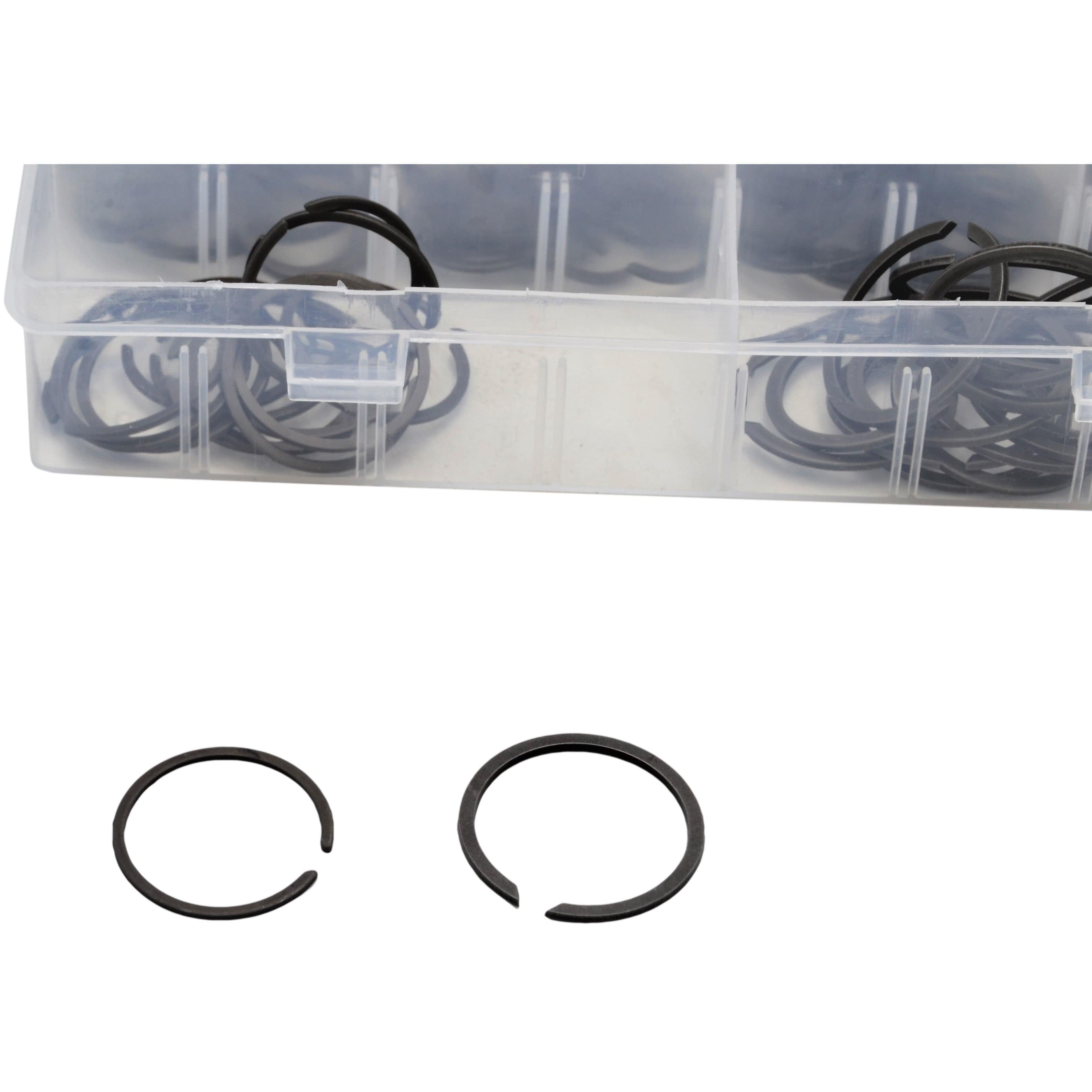 Twin Eagle Imports Grab Kits 430pc 65 Mn Metric Snap Ring Retainer Grab Kit Assortment