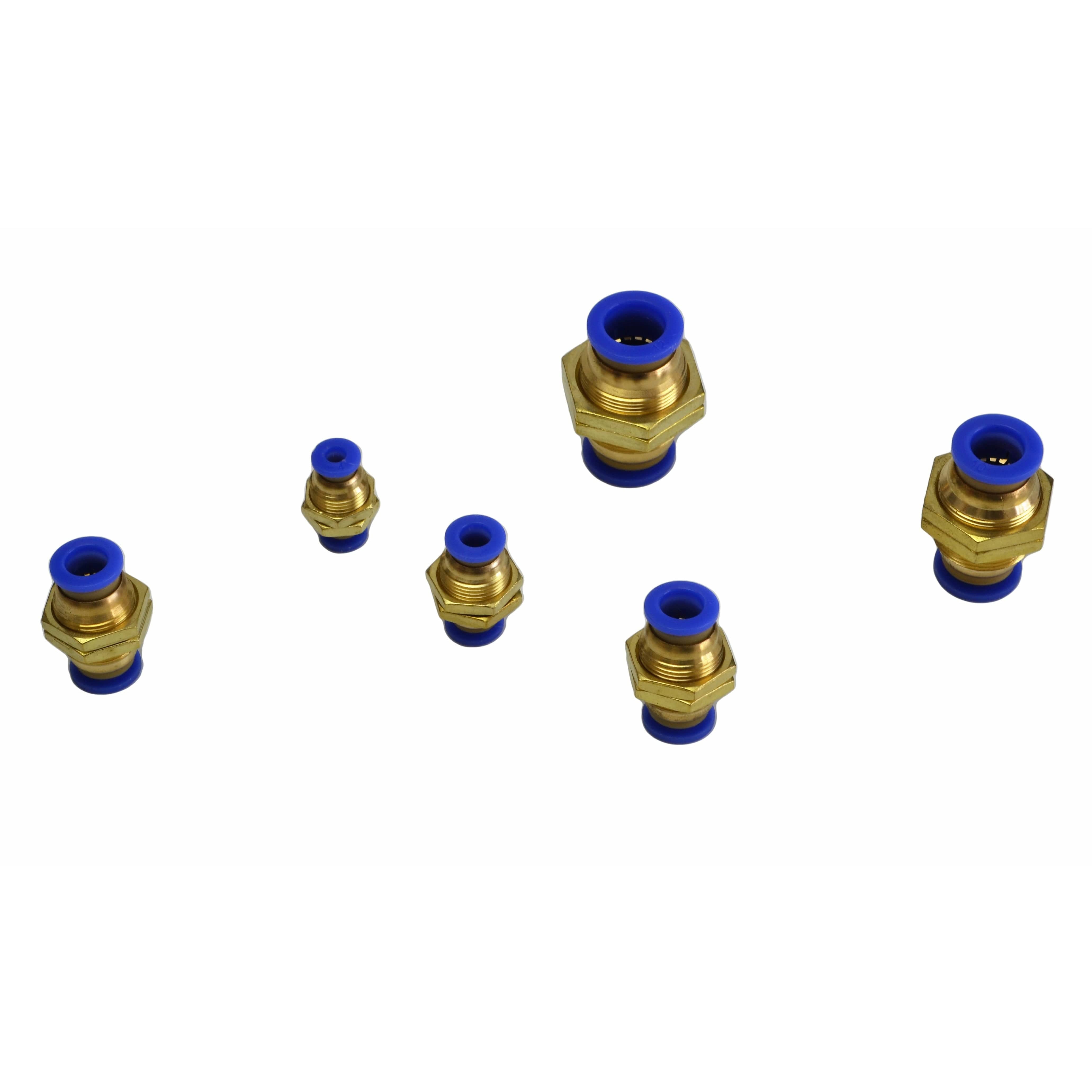 Twin Eagle Imports Grab Kits 46pc Push in Air Line Nylon Hose Bulkhead Joiner Metric Quick Connect Grab Kit Assortment