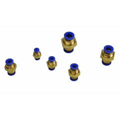 Twin Eagle Imports Grab Kits 46pc Push in Air Line Nylon Hose Bulkhead Joiner Metric Quick Connect Grab Kit Assortment