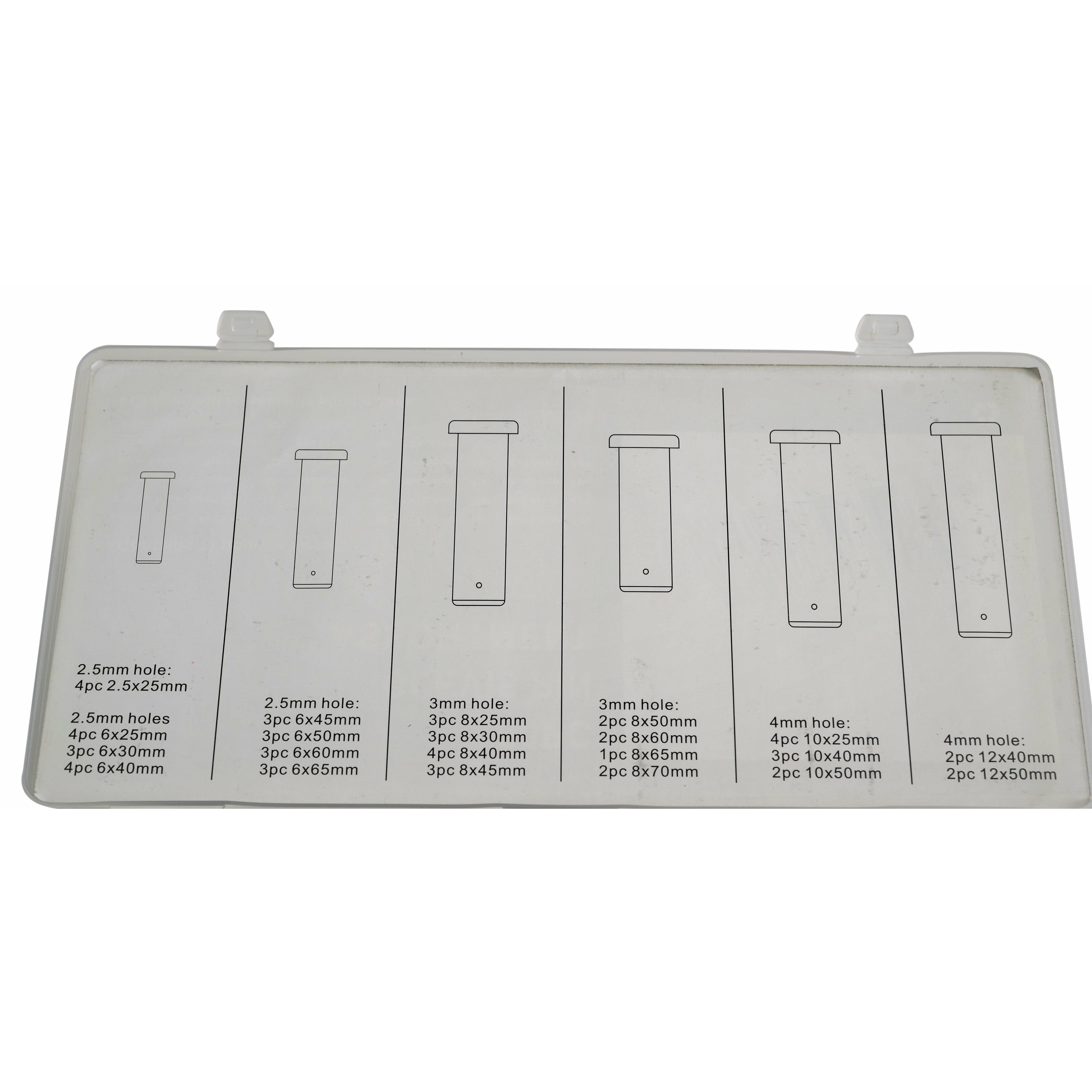 Twin Eagle Imports Grab Kits 60pc Metric Clevis Pin Kit and 230pc Metric Cotter Pin Grab Kit