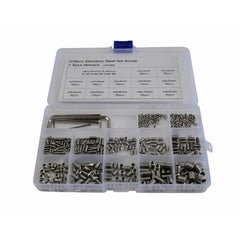 Twin Eagle Imports Grab Kits 820pc Metric and Imperial Stainless Steel Grub Screw Grab Kit