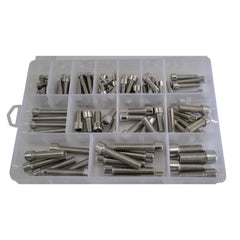 Twin Eagle Imports Grab Kits 90pc Stainless Steel Cap Screw Bolt Assortment  Grab Kit
