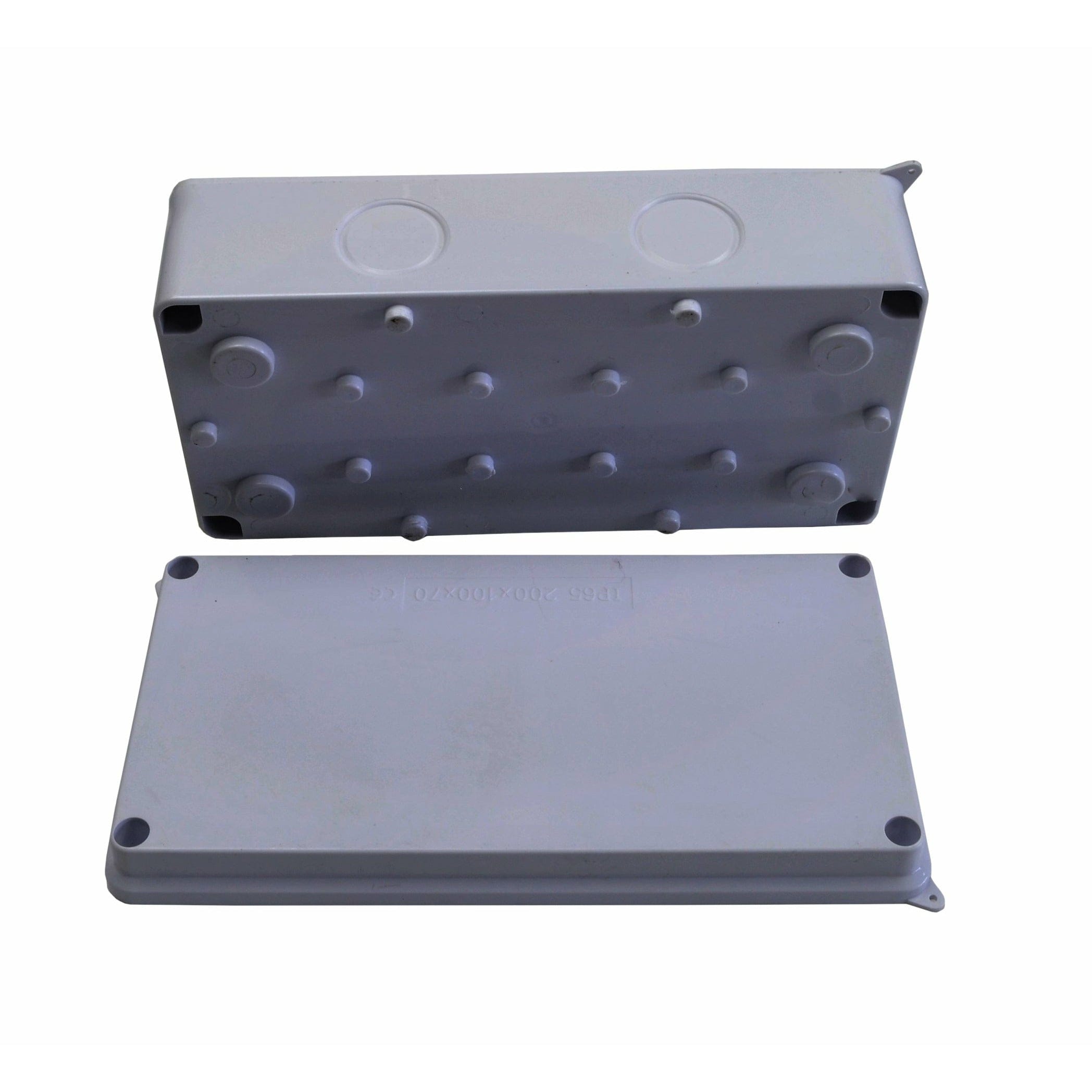 Twin Eagle Imports Junction Box 200x100x70 mm No Grommet IP65 Waterproof Junction Box