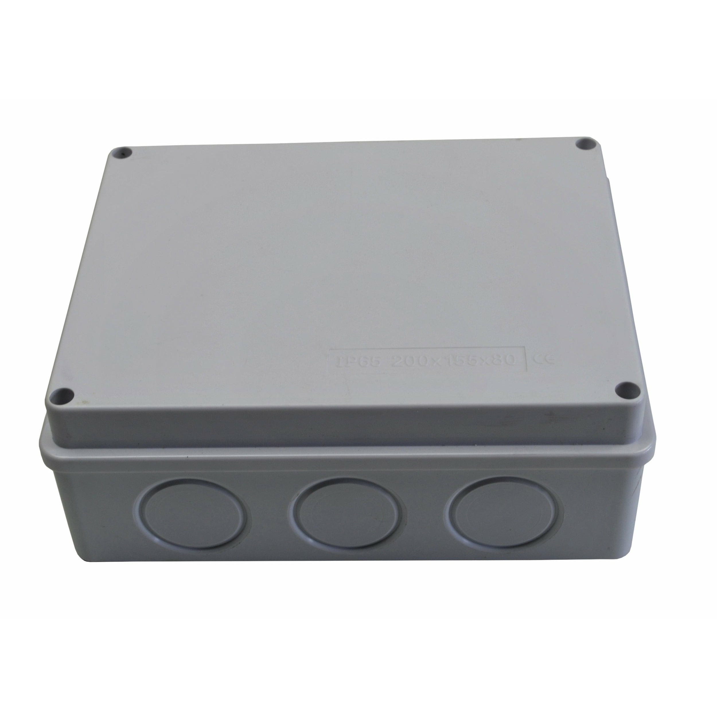 Twin Eagle Imports Junction Box 200x155x80 mm No Grommet IP65 Waterproof Junction Box