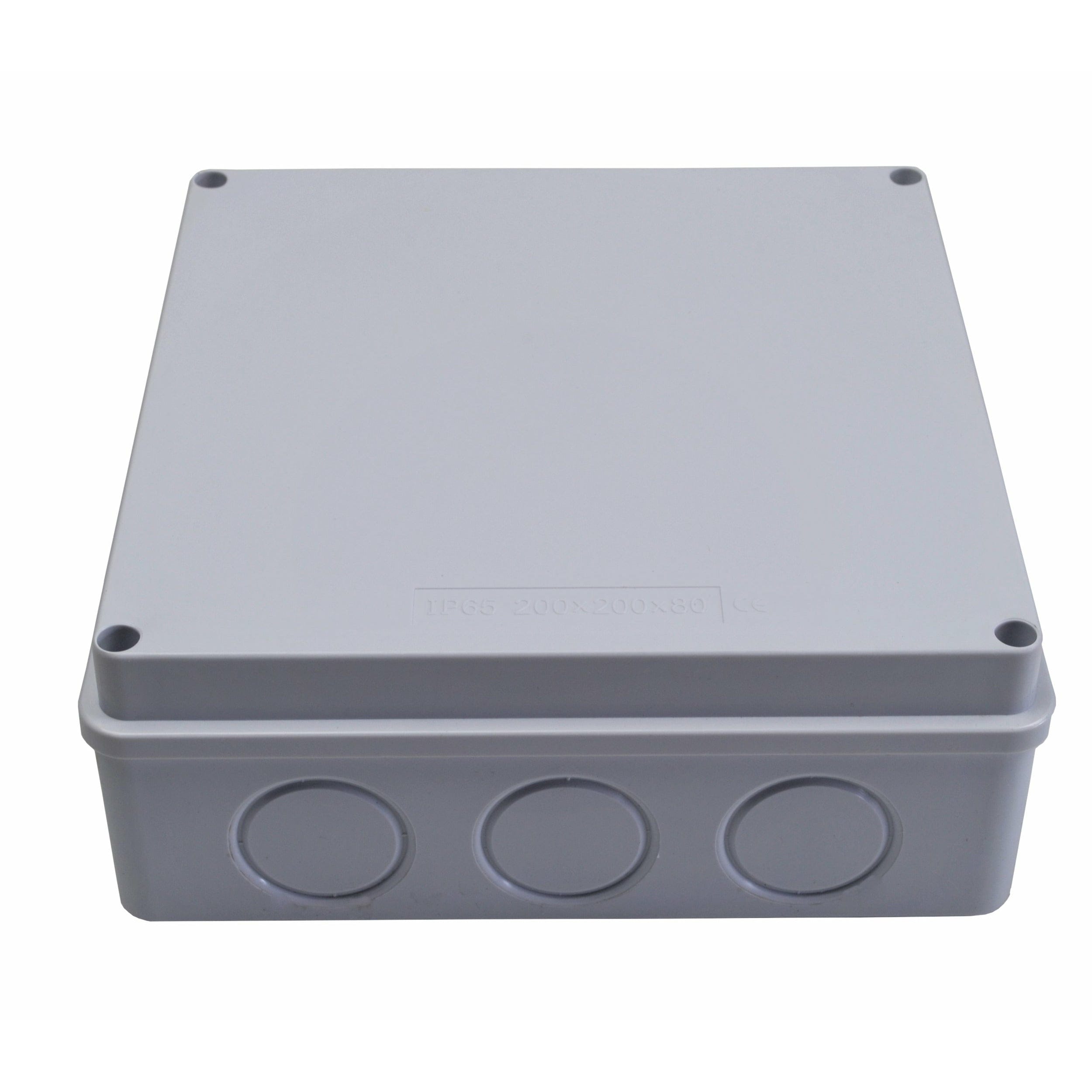 Twin Eagle Imports Junction Box 200x200x80 mm No Grommet IP65 Waterproof Junction Box