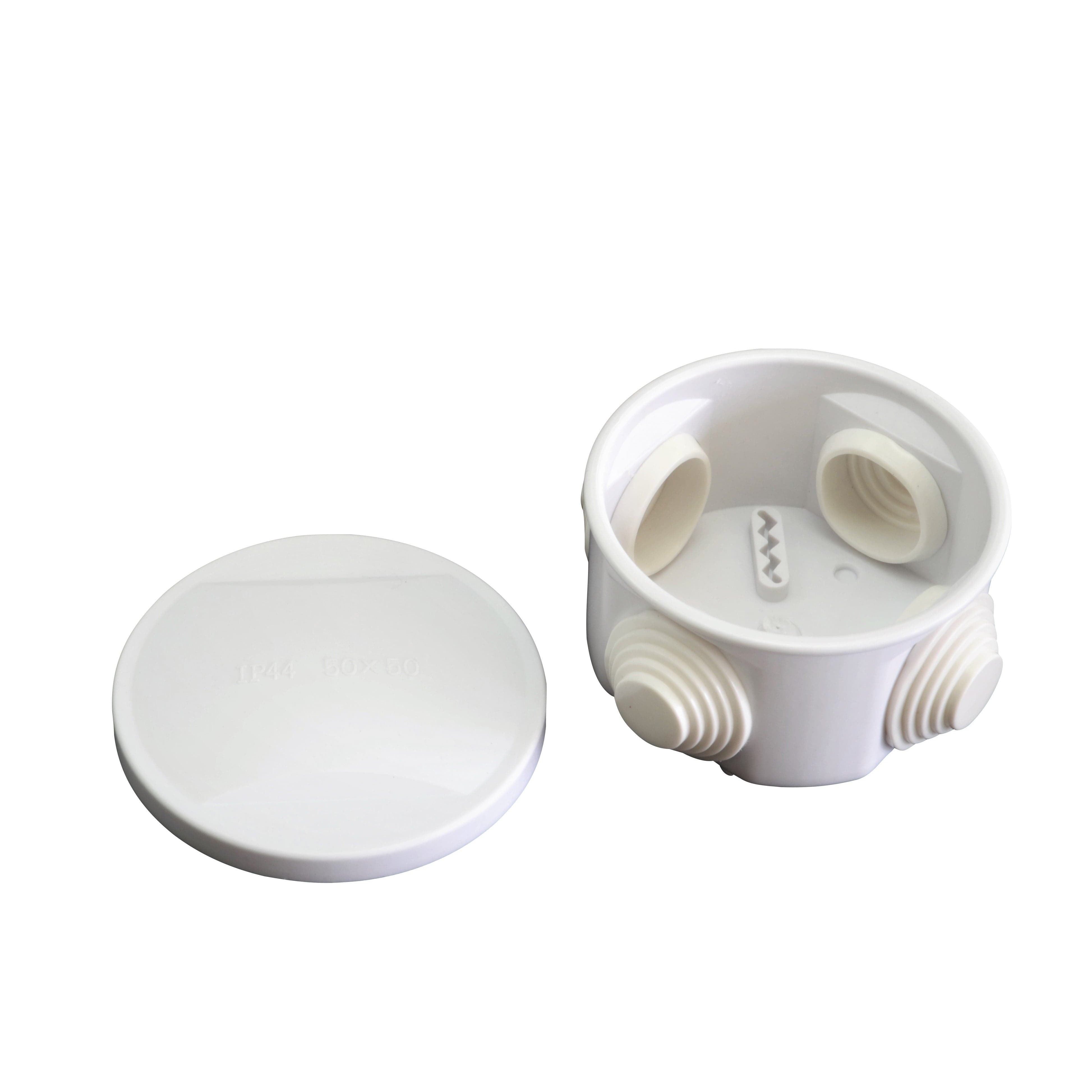 Twin Eagle Imports Junction Box 50x50 mm ABS Plastic IP44 Waterproof Junction Box