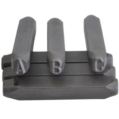 Twin Eagle Imports Letter and Number Stamp Punches 8mm Letter and Number Stamp Punch 36 piece