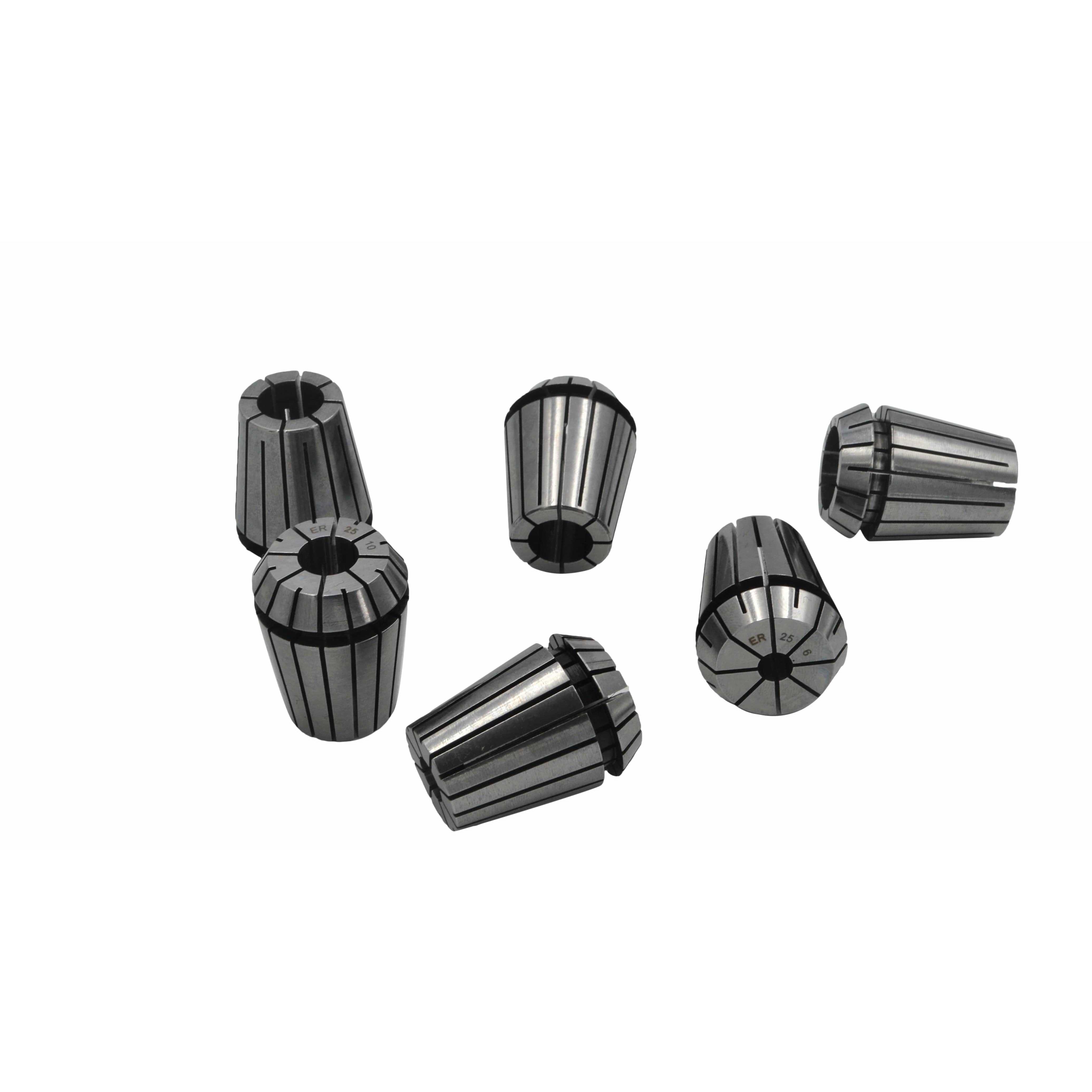 Twin Eagle Imports Milling Chuck 6 pc ER25 MT4 M16 Drawbar Precision  Spring Collet Set