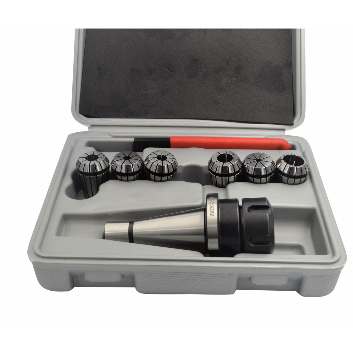 Twin Eagle Imports Milling Chuck 6 pc ER25 NT30 M10 Drawbar Precision Spring Collet Set