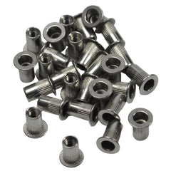 Twin Eagle Imports Nutserts 50 / M4 304 Stainless Steel Coarse Metric Nutsert Rivnuts M3 M4 M5 M6 M8 M10