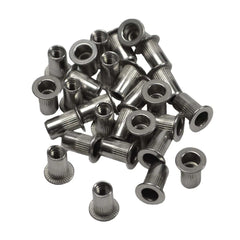 Twin Eagle Imports Nutserts 50 / M5 304 Stainless Steel Coarse Metric Nutsert Rivnuts M3 M4 M5 M6 M8 M10