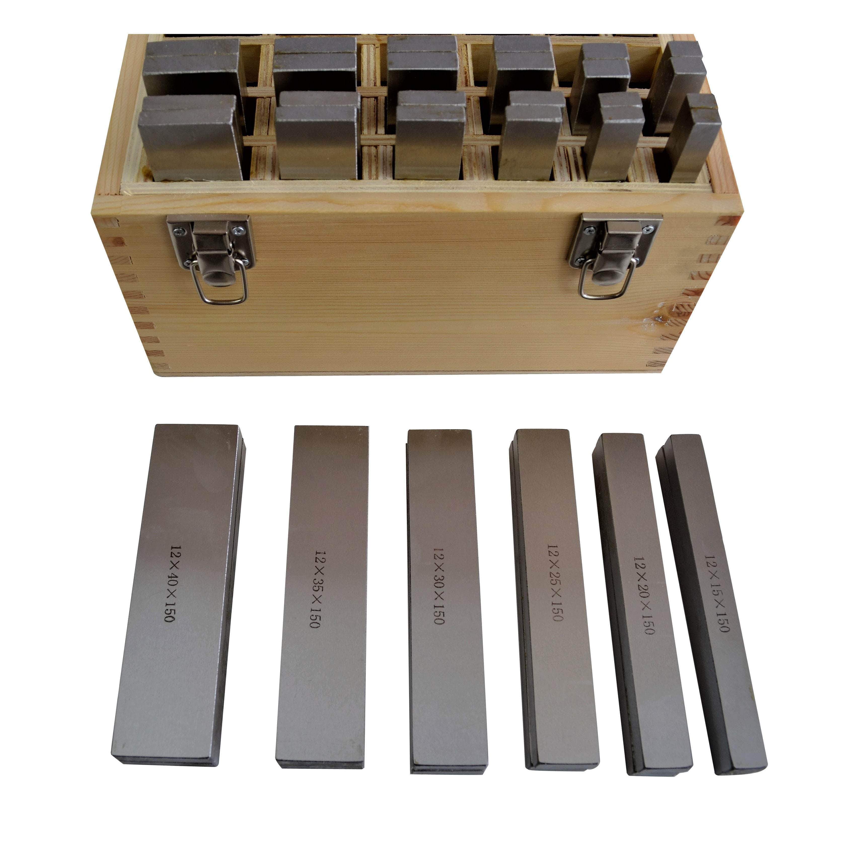 Twin Eagle Imports parallel sets 24 Pairs Parallel Steel Gauge Block Set 48 Piece 150mm Length