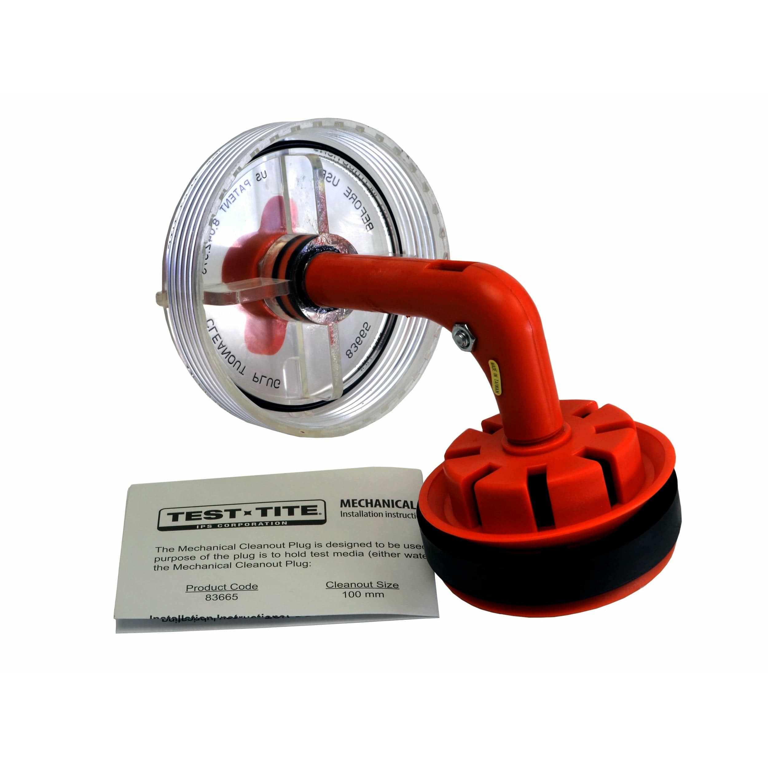 Twin Eagle Imports Plumbing Repair Kits 100mm 4 inch Testite Mechanical Cleanout Test Plug 115 MTP 100