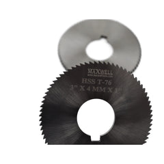 Twin Eagle Imports Slitting Saws Maxwell HSS Slitting Saw 3" x 4 MM x 1" Bore