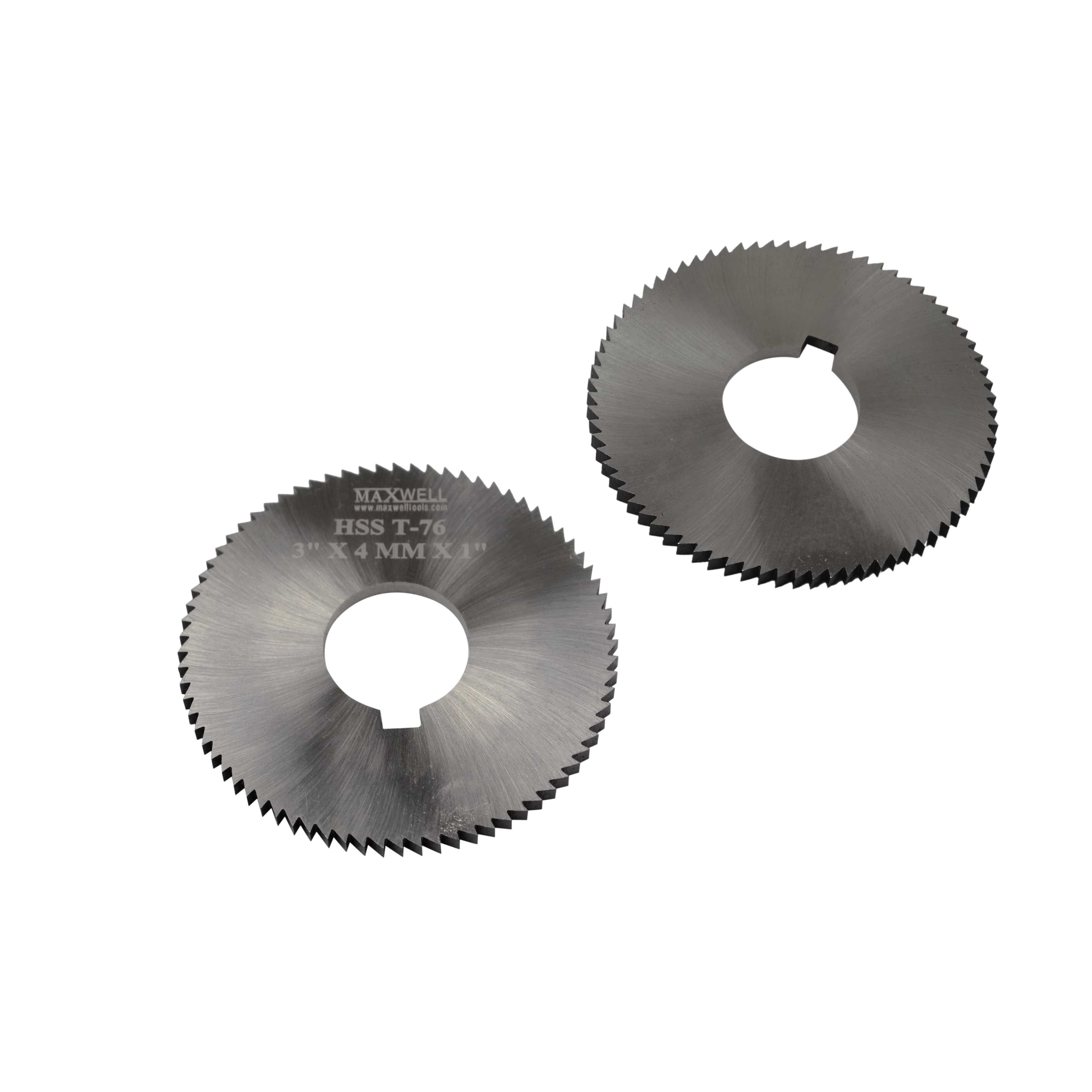 Twin Eagle Imports Slitting Saws Maxwell HSS Slitting Saw 3" x 4 MM x 1" Bore