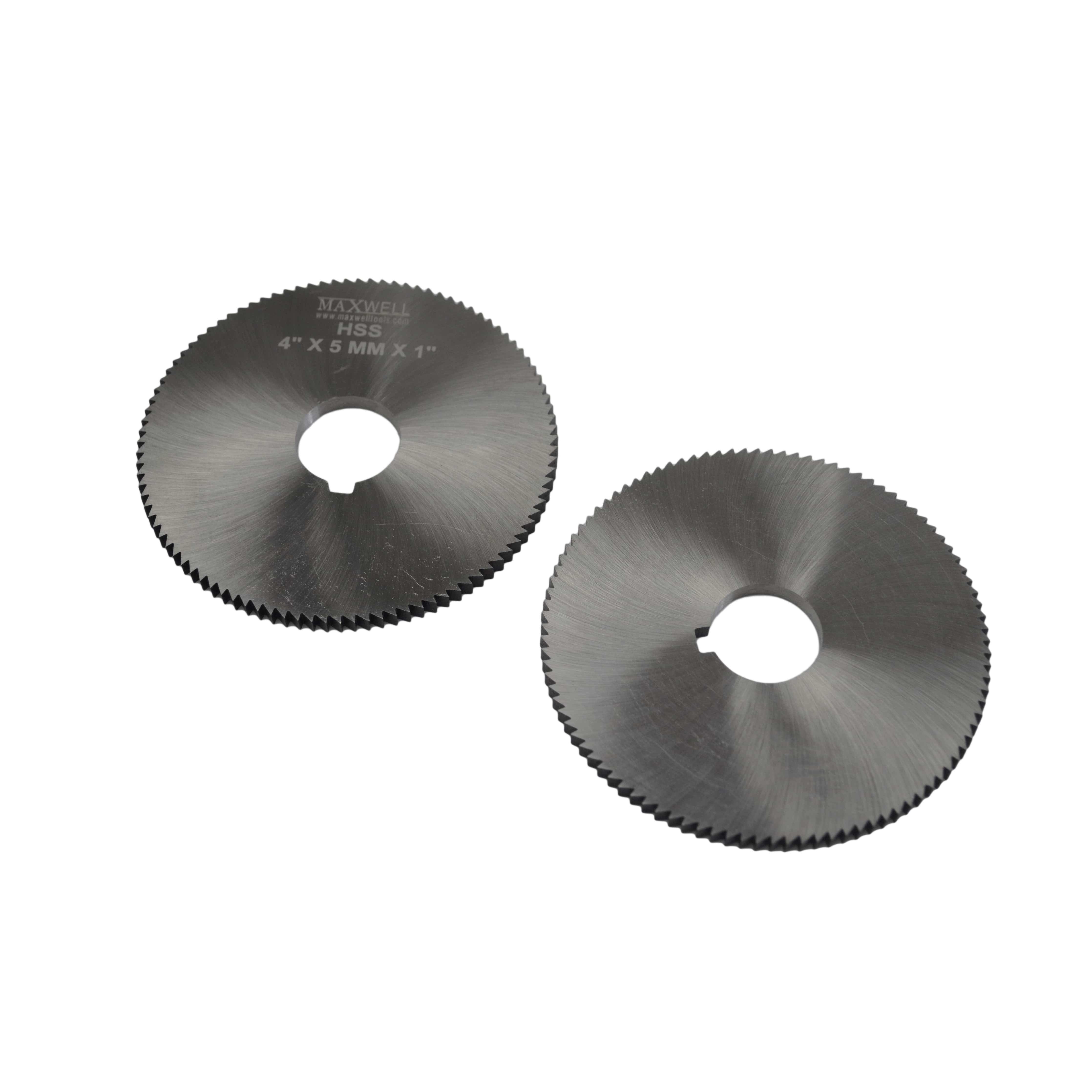 Twin Eagle Imports Slitting Saws Maxwell HSS Slitting Saw  4" x 5 MM x 1" Bore