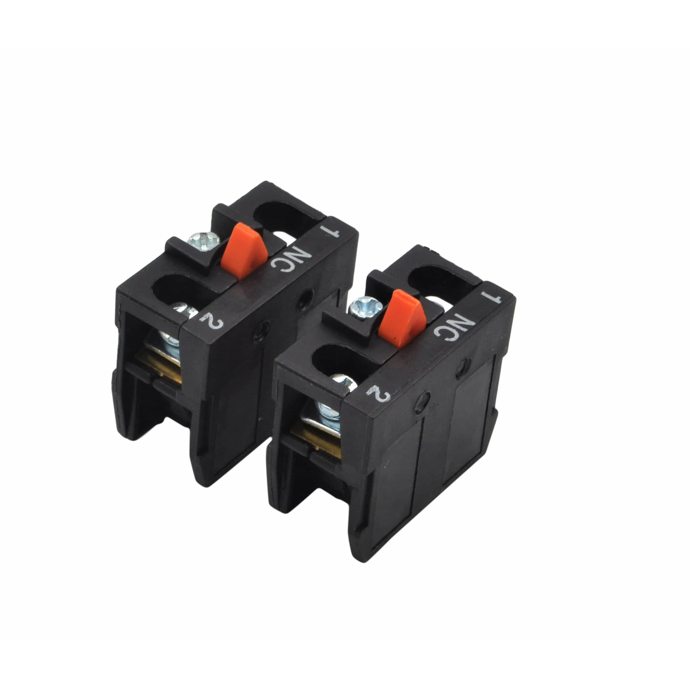 Twin Eagle Imports Switch x2 XEN-L1121 Generic Red Plunger NC Contact Block Switch