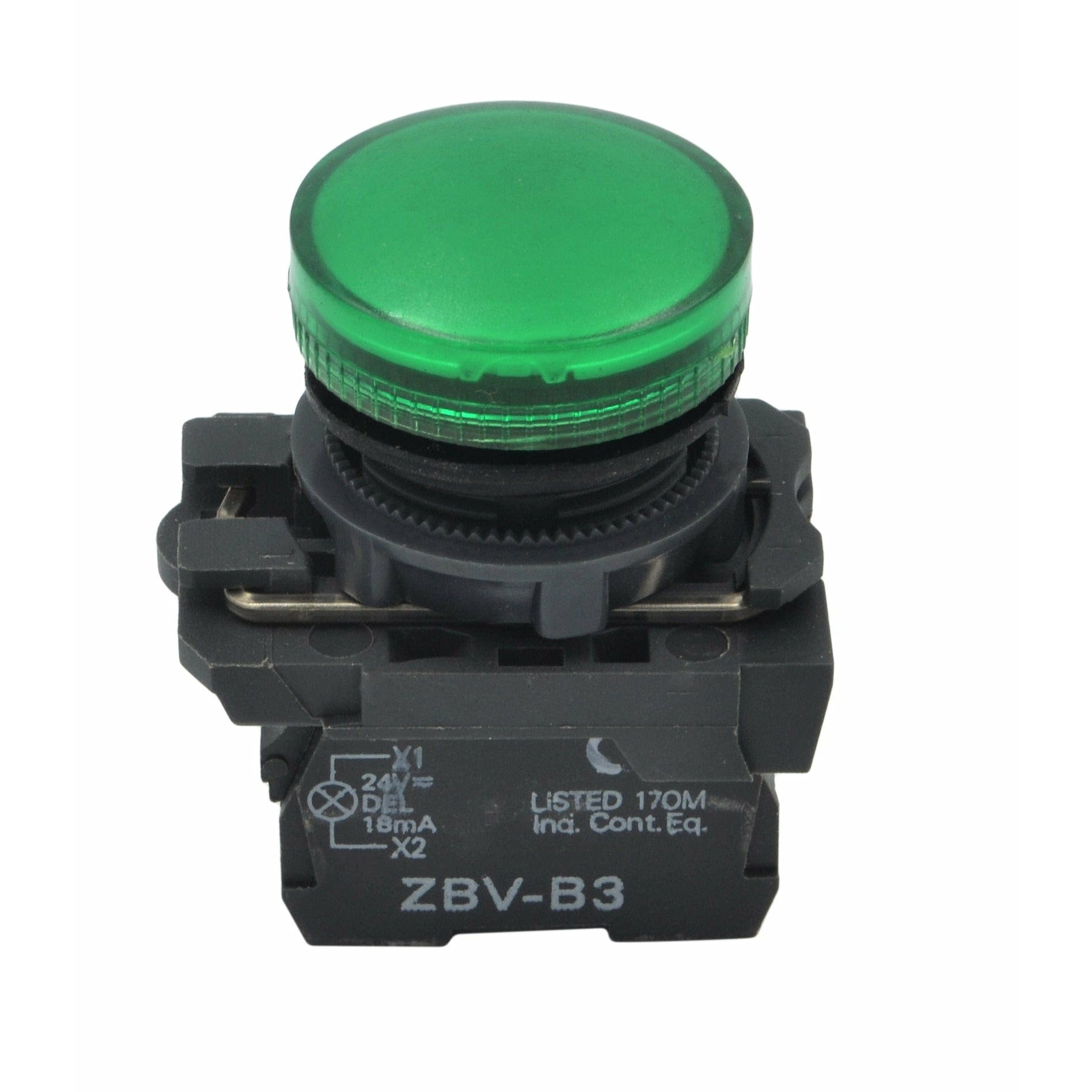 Twin Eagle Imports Switch XB5-AVB3 Generic Green LED Panel Mount Indicator