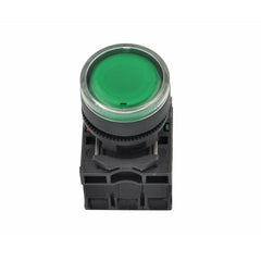 Twin Eagle Imports Switch XB5AW33B5 Generic Green LED Panel Mount Indicator Switch