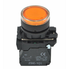 Twin Eagle Imports Switch XB5AW35B5 Generic Yellow LED Panel Mount Indicator Switch